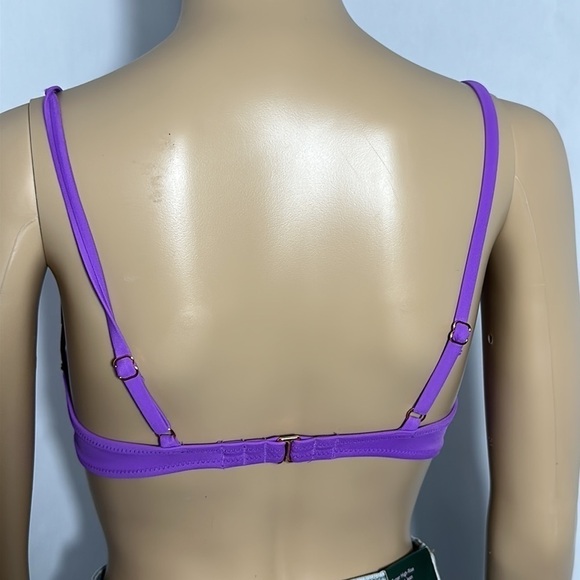 Shade and Shore Purple Bikini Top Hook Under Wire (2K7R63) - Picture 2 of 4